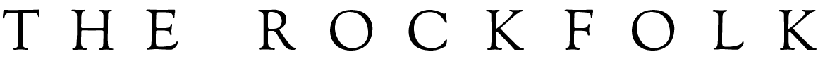 A logo of THE ROCKFOLK